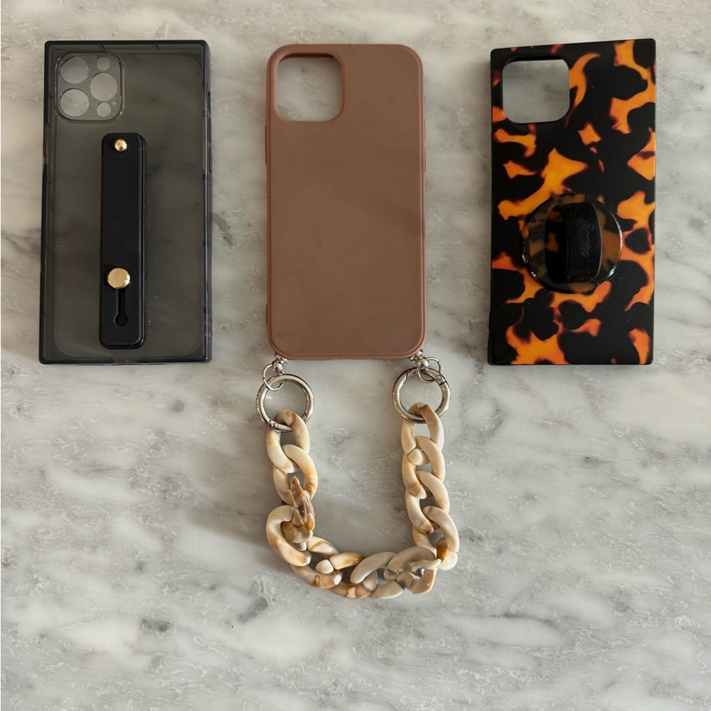 Iphone 12 PRO phone cases trio set
